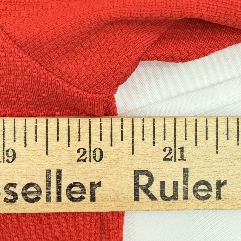 Spyder Shirt Mens Large Red Long Sleeve Performance Base Layer Athletic Pullover - Picture 6 of 8